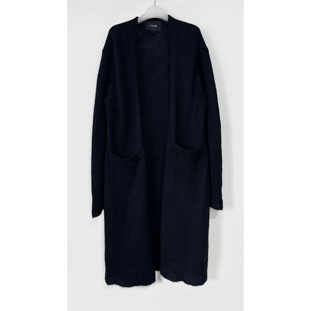 마쥬 maje 모헤어 울 롱 가디건