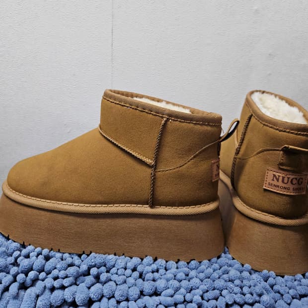 NUCC 통굽 어그 부츠 브라운  37