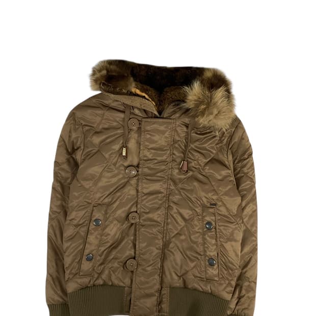 후아유 봄버 패디드 자켓