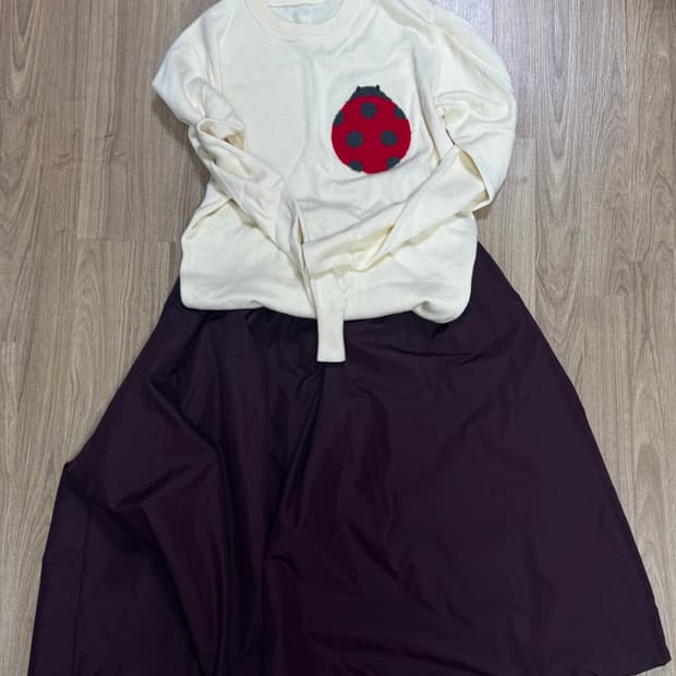 빈티지 니트+치마