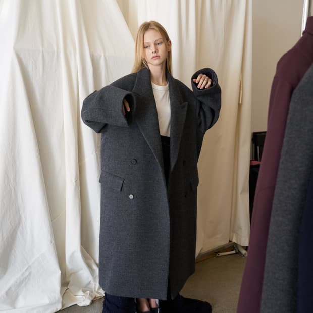 Yiyae 이예 클래식 더블코트 차콜 초판 버전 L