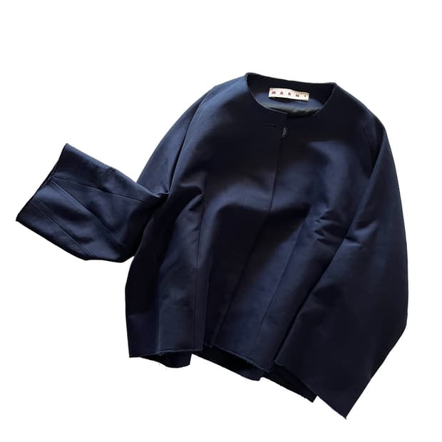 MARNI round collar detail jacket