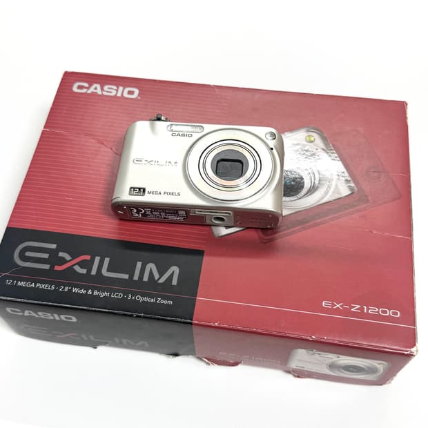 (풀박스) 카시오 엑슬림 Z1200 실버 | Casio Exilim ex