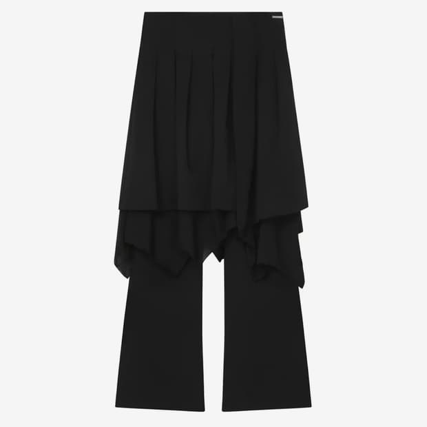 미세키서울 레이어드 스커트 layered skirt pants set