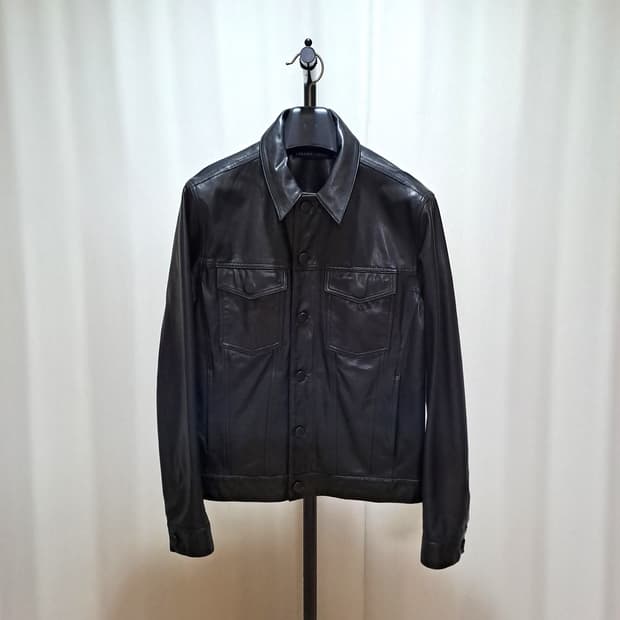 (택포) J.BRAND X 안토니 양가죽 트러커 자켓 100 B397