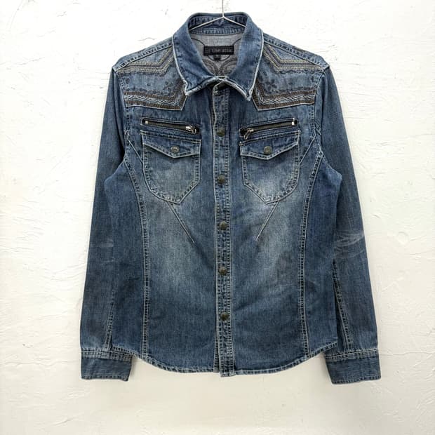 in the attic 데님 셔츠