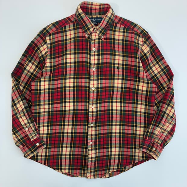 Polo 폴로 랄프로렌 코튼 마드라스 체크 셔츠