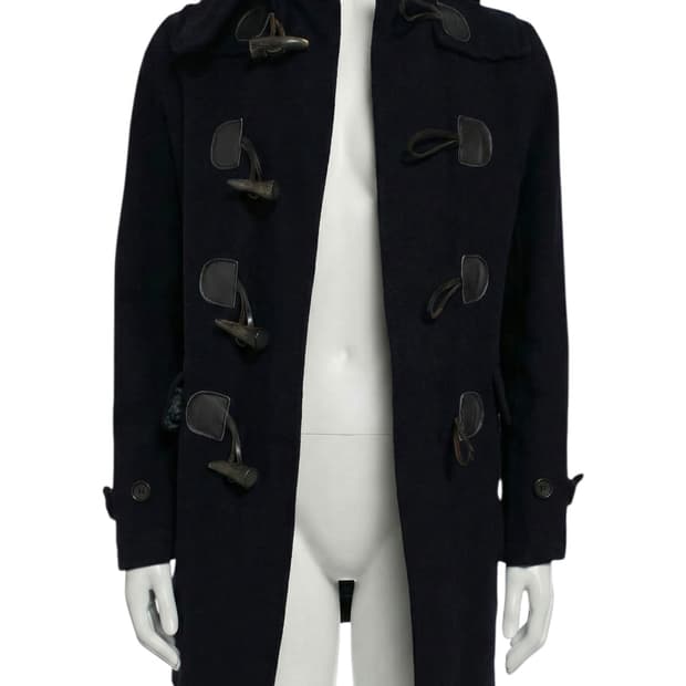 boiled duffle wool coat