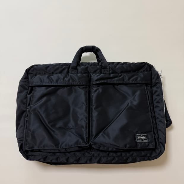(초미품) PORTER 포터 탱커 3way 브리프케이스 블랙 백팩
