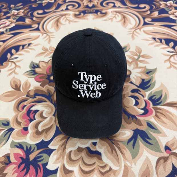 타입서비스 TYPESERVICE 볼캡(블랙)