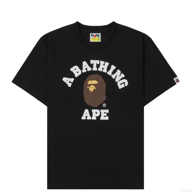 베이프 컬리지 블랙 xxl판매