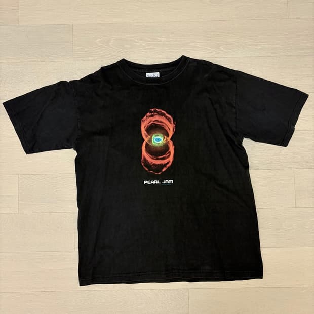 O0's Pearl jam binaural t-shirt 펄잼 밴드티