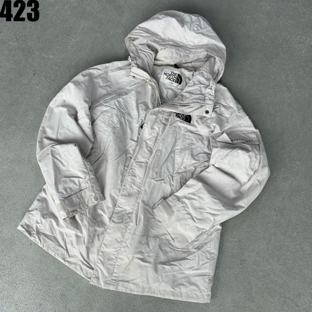 노스페이스 바람막이 화이트 신형 후드 자켓 L
