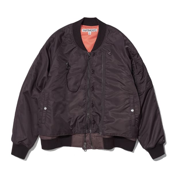 파르티멘토 우먼 레이어드 ma-1 봄버 자켓