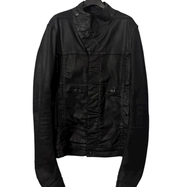 릭오웬스 슬레이브 코팅 자켓