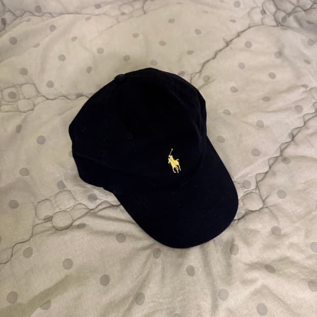 폴로 랄프로렌 코튼 치노 볼캡 모자 네이비
