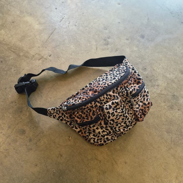 레오파드 힙색 벨트백 패니백