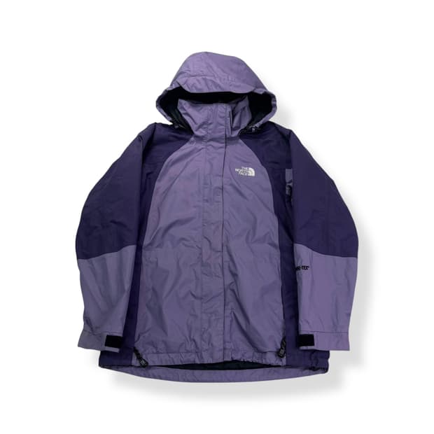 95 노스페이스 센터로고 퍼플 고어텍스 바람막이 자켓