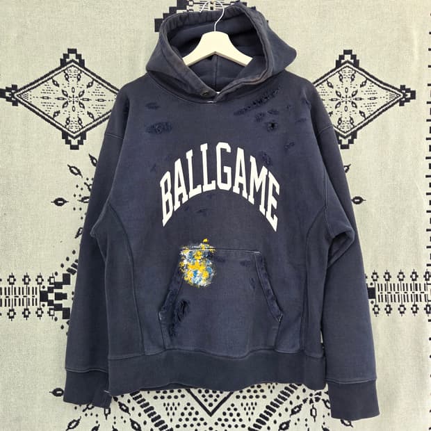 빈티지 볼게임 페이딩 후드