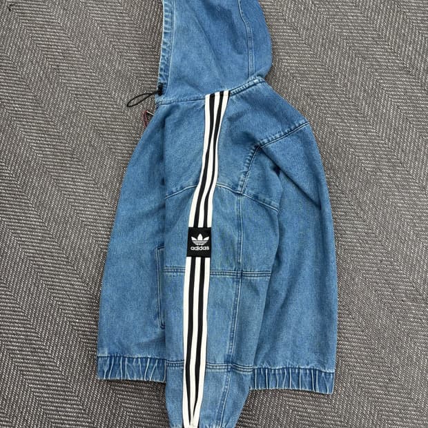 커스텀 데님 후드 자켓