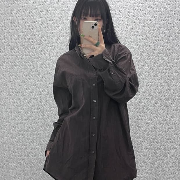 버버리 올드빈티지 캐주얼 스트라이프 컨트리 셔츠 XL C09558