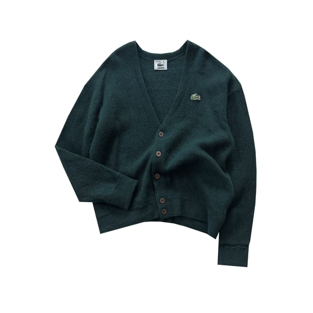 Lacoste Wool Knit Cardigan
