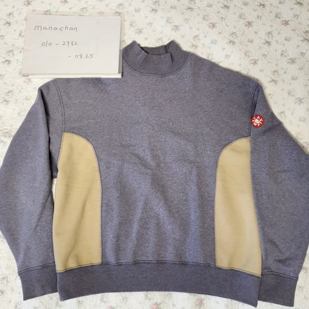 카브엠트CAVEMPT/모크넥 스웻셔츠/L