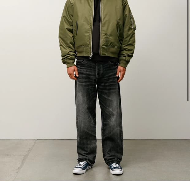 L)스투시 빌트 리버시블 봄버 자켓 올리브