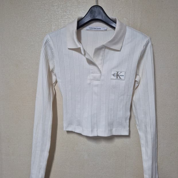 캘빈클라인진 크롭 카라티