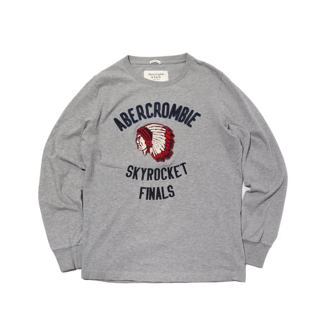 ABERCROMBIE 머슬핏 인디언 롱슬리브 size L