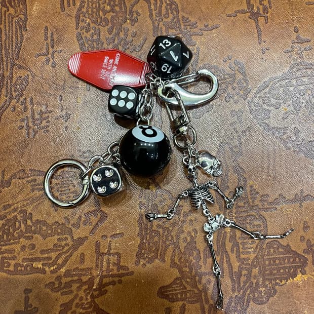 레트로 빈티지 아메리칸 키링