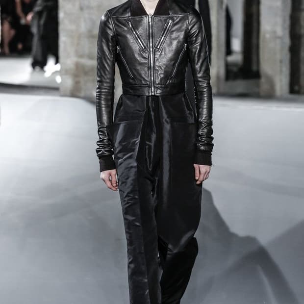 릭오웬스 SS17 WALRUS 쉐브론 자켓