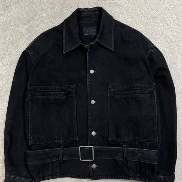 메종미네드 흑청 트러커 자켓/#2747