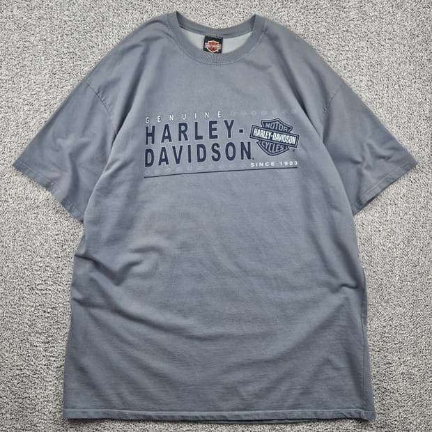USA 할리데이비슨 바앤실드 반팔 티셔츠 ( XL 추정 ) / 11684