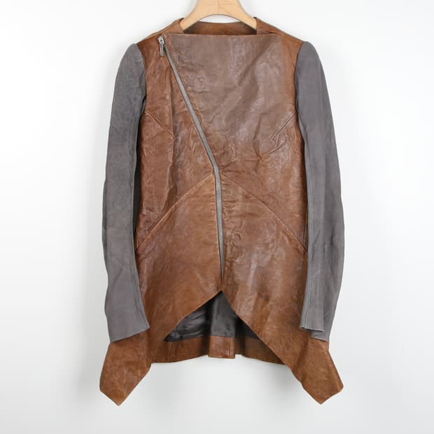 40 / Rick Owens 릭오웬스 빈티지 런웨이 레더 자켓