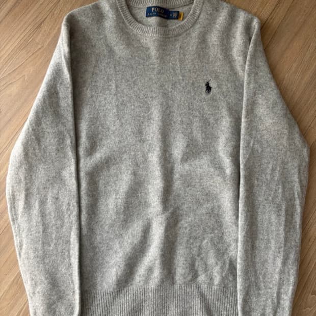 폴로 랄프로렌 울 니트 그레이
