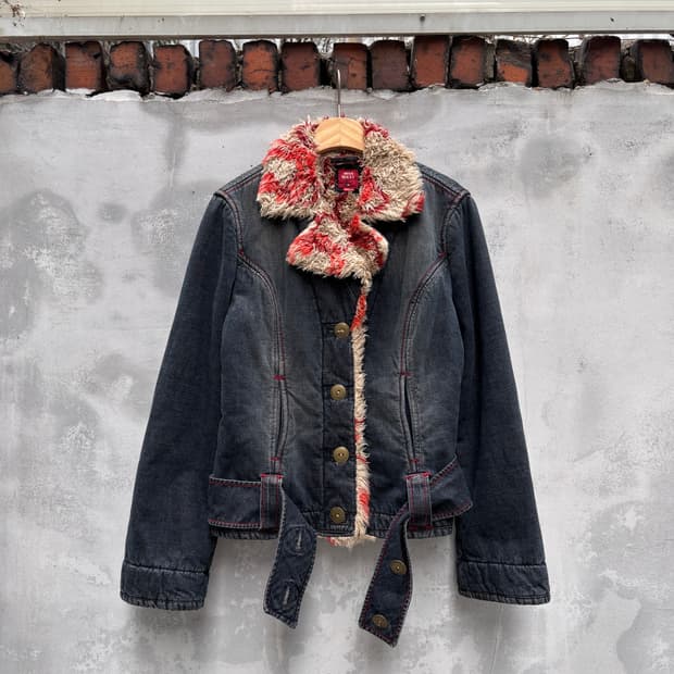 미스식스티 데님 퍼 자켓