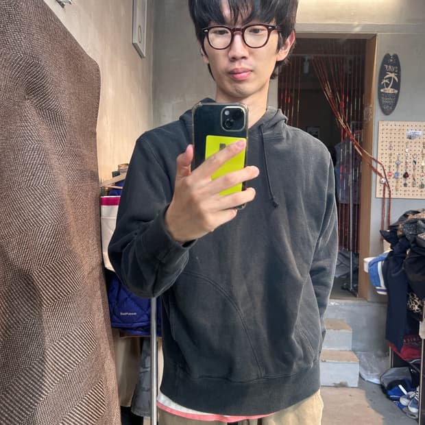 챔피온 어센틱 빈티지워싱 후드티(100)