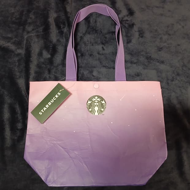 스타벅스 보라 리유저블백 