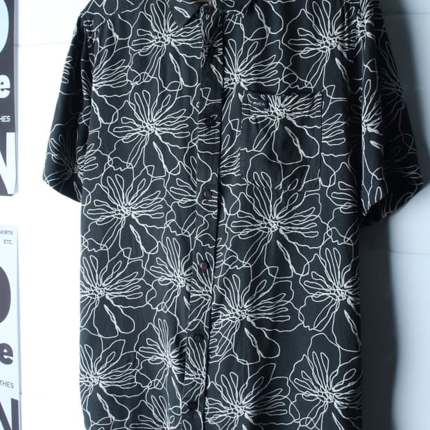 (L-XL) 루카 반팔 카라 티셔츠 USA 셔츠 남방 패턴-H36693
