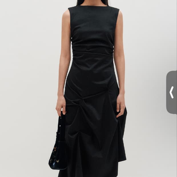 킴지수 DOZI - Sleeveless Pinched Long Dress