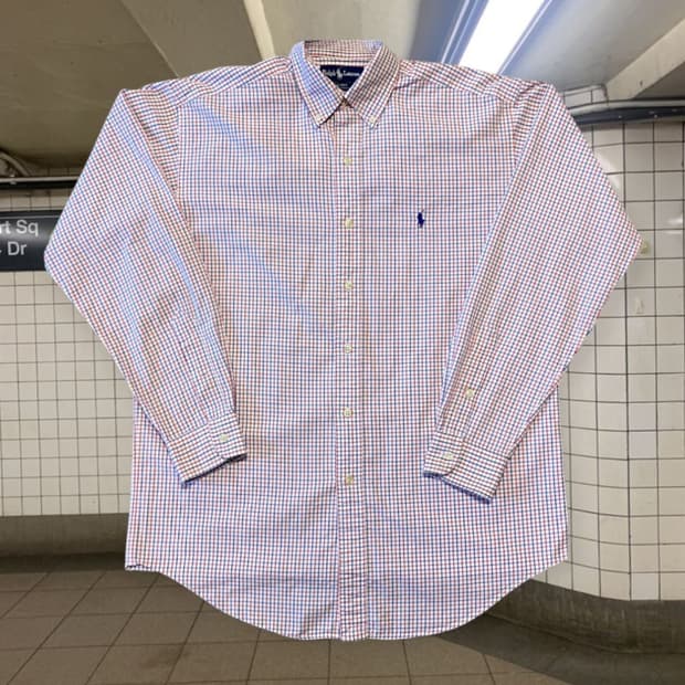 폴로랄프로렌 체크 셔츠 (Man XL)