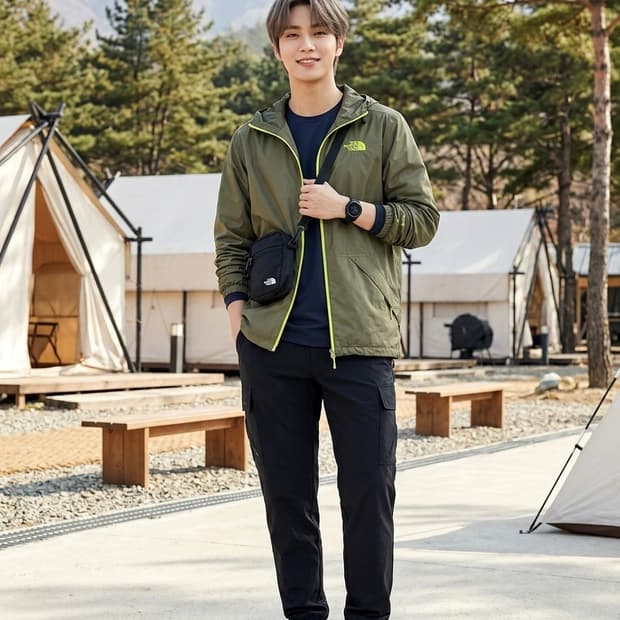 더 노스페이스 하이벤트 바람막이 후드 자켓