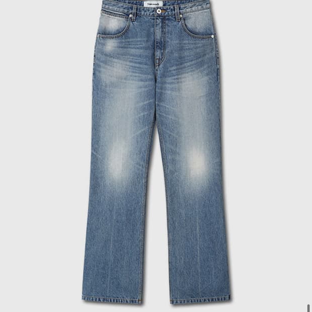 토니웩 플레어 레그 데님 팬츠 워시드 블루 M(30)