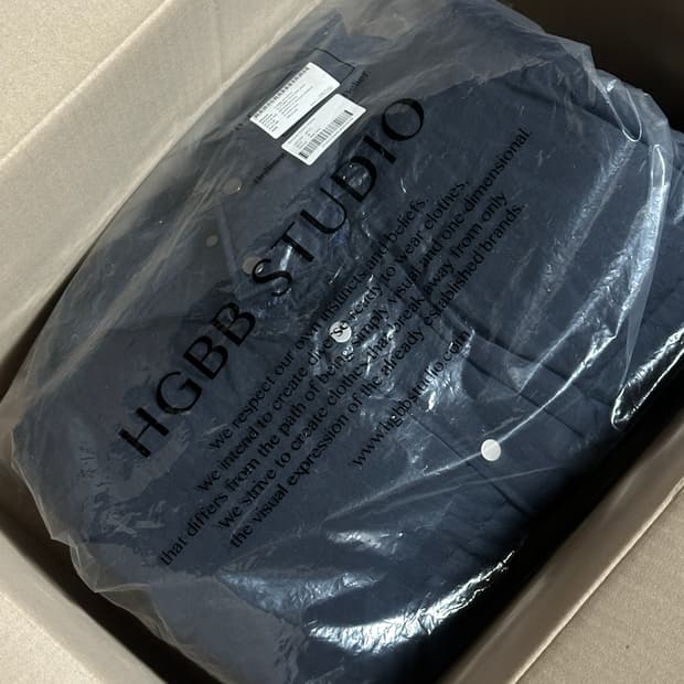 (새상품)hgbb studio  barents 바렌츠 패딩 M 네이비