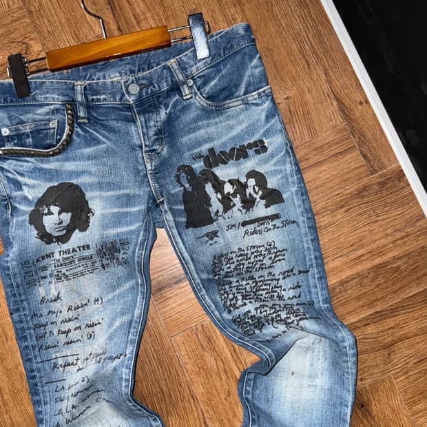 히스테릭 글래머 데님 팬츠