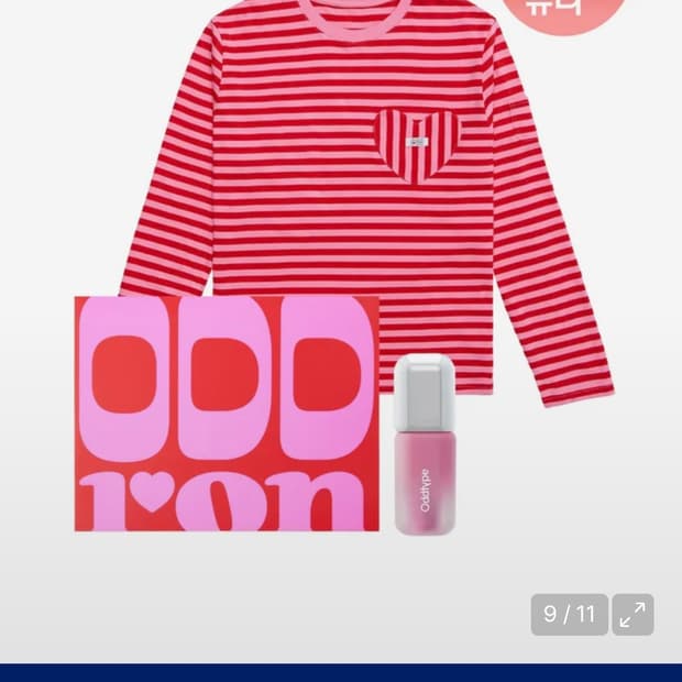 [오드타입X론론 컬래버] 하트포켓 T