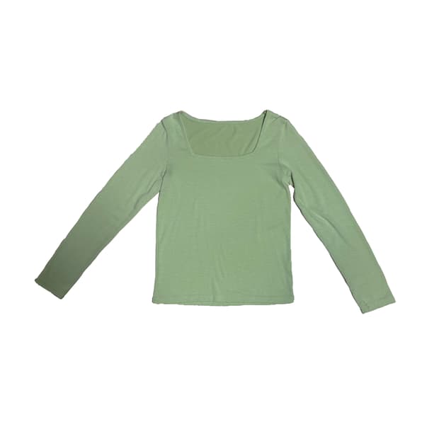 Square Neck Cropped Top