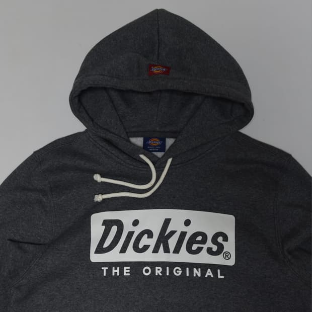 디키즈 회색 기모 후드티 95 M