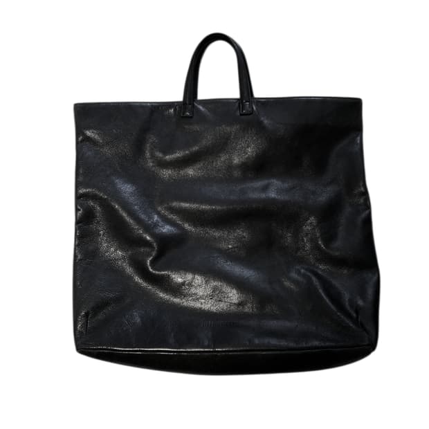 헬무트랭 본인기 90s 아카이브 레더 토트백